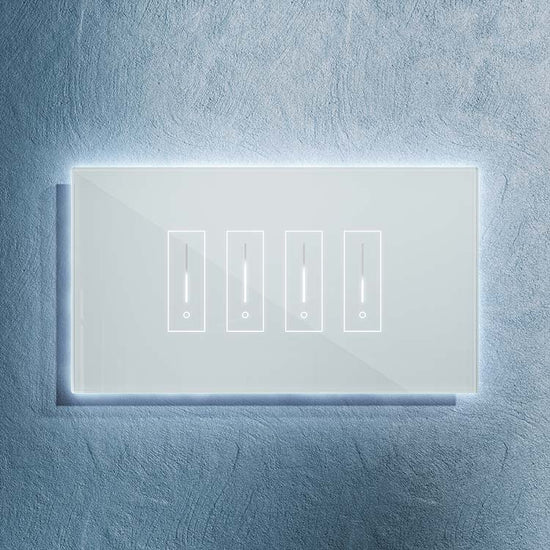 Smart Wifi Light Switch with Dimming - 4 Switch Controller - iotty